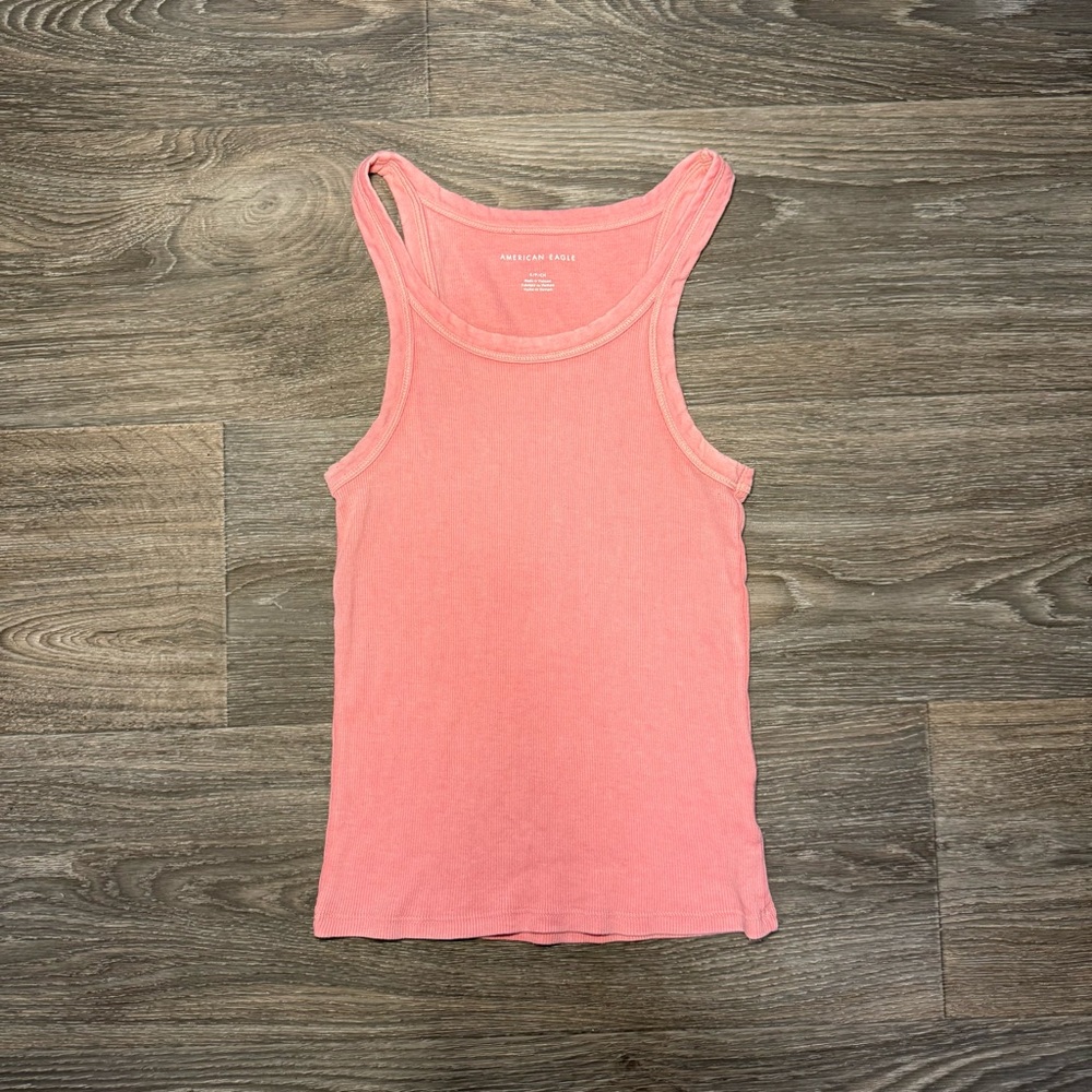 |SOLD| american eagle ribbed cotton blend tank top